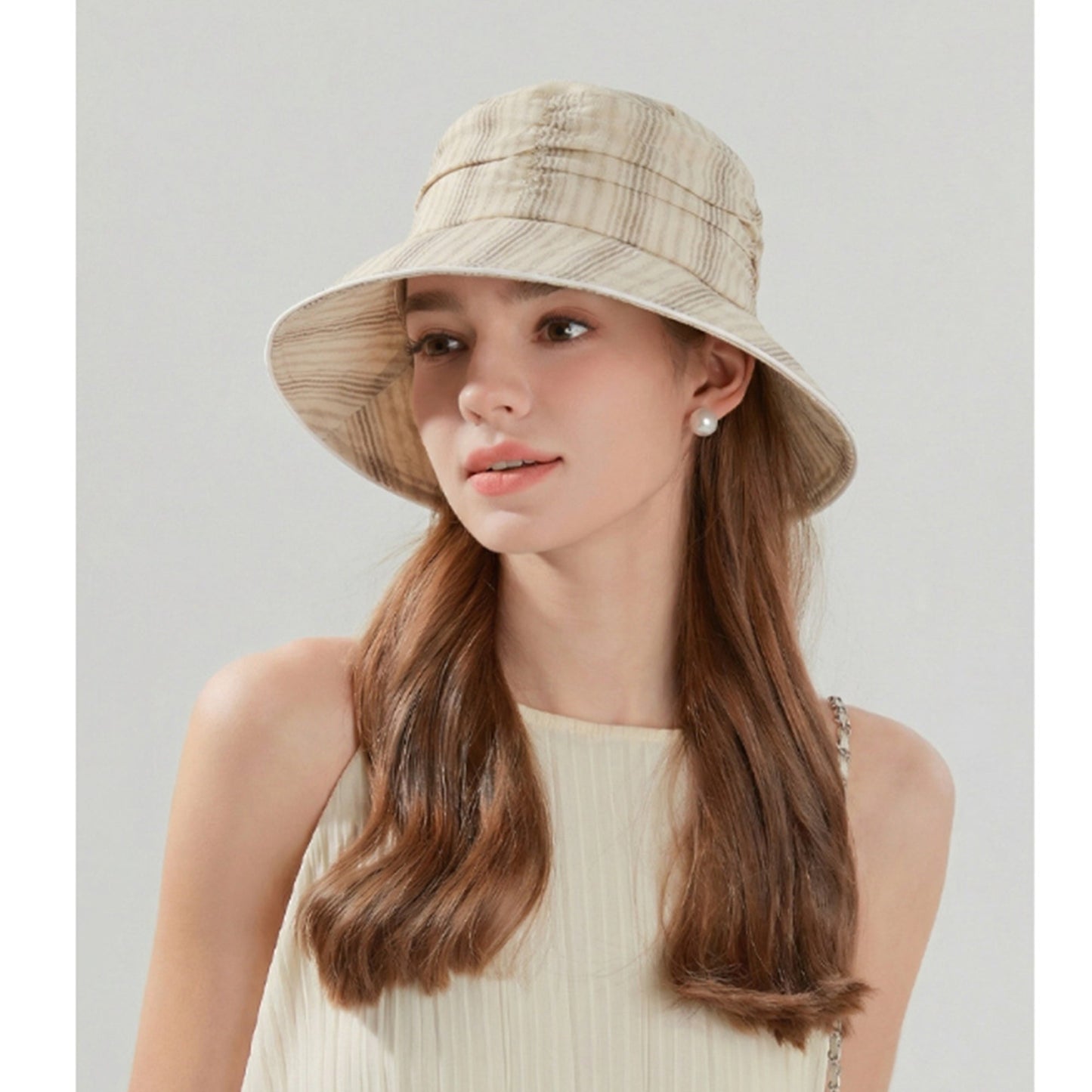 Sombrero de cubo ligero para mujer