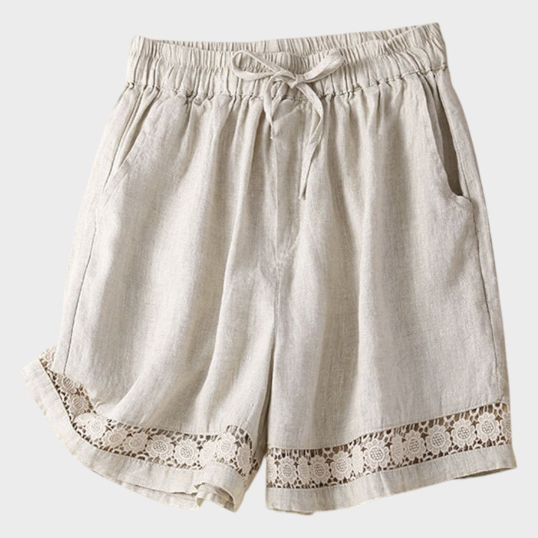 Alina | Pantalones cortos de lino