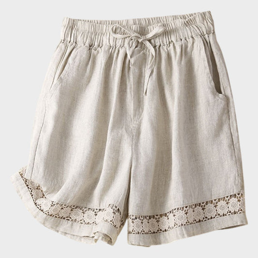 Alina | Pantalones cortos de lino