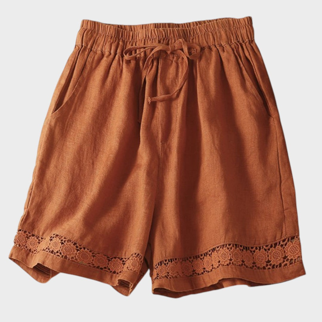 Alina | Pantalones cortos de lino