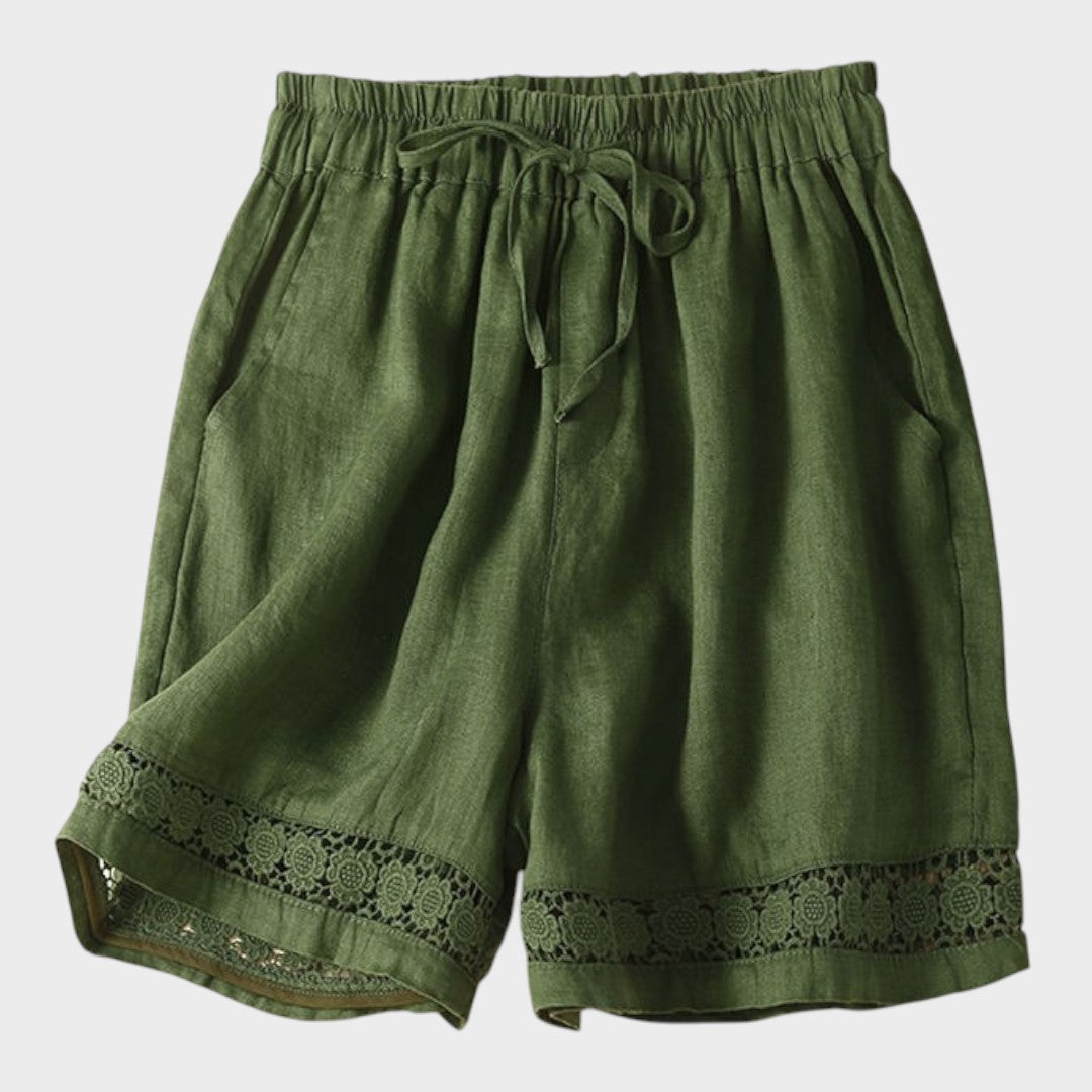Alina | Pantalones cortos de lino