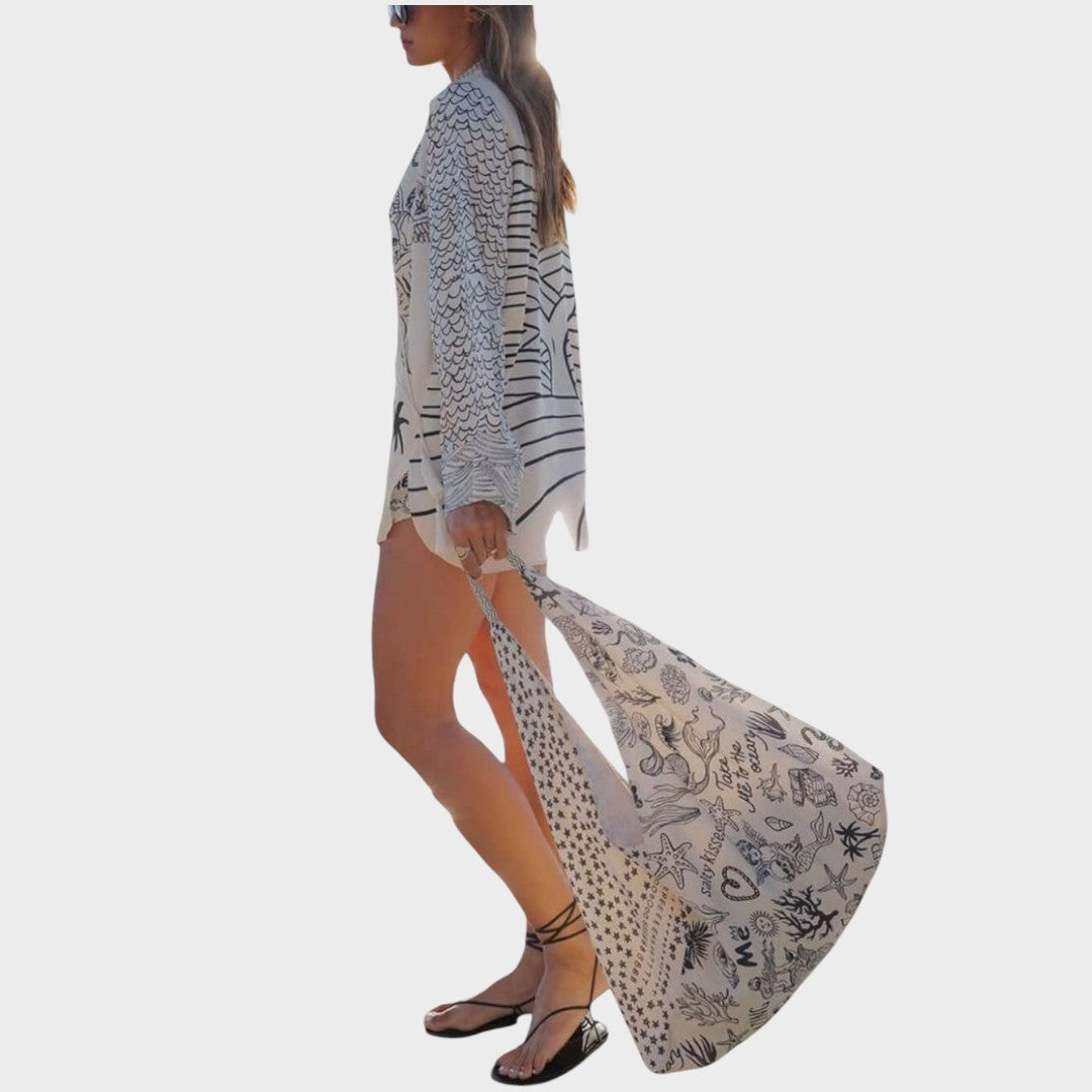 Rocio | Conjunto de Camisa Y Pantalones Cortos Con Cullo En V