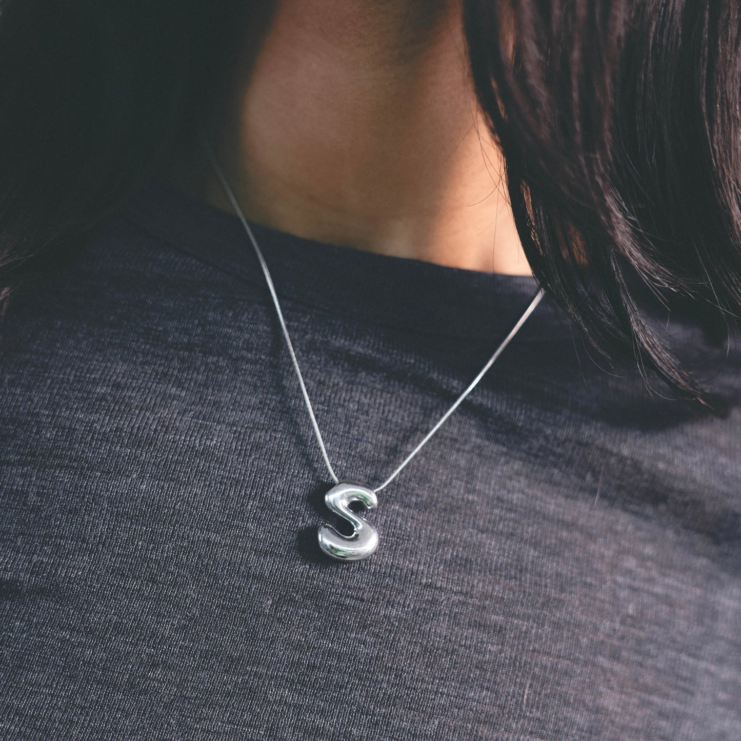 Tu Letra, Tu Brillo – Collar de Plata