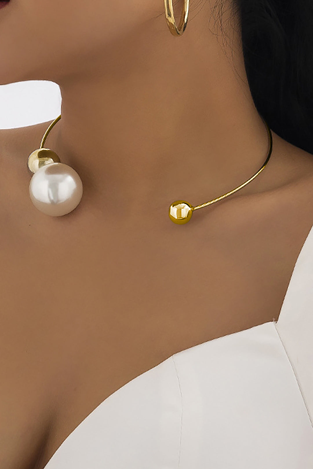 Elegantes Collares de Perlas de Metal para un Estilo Sofisticado