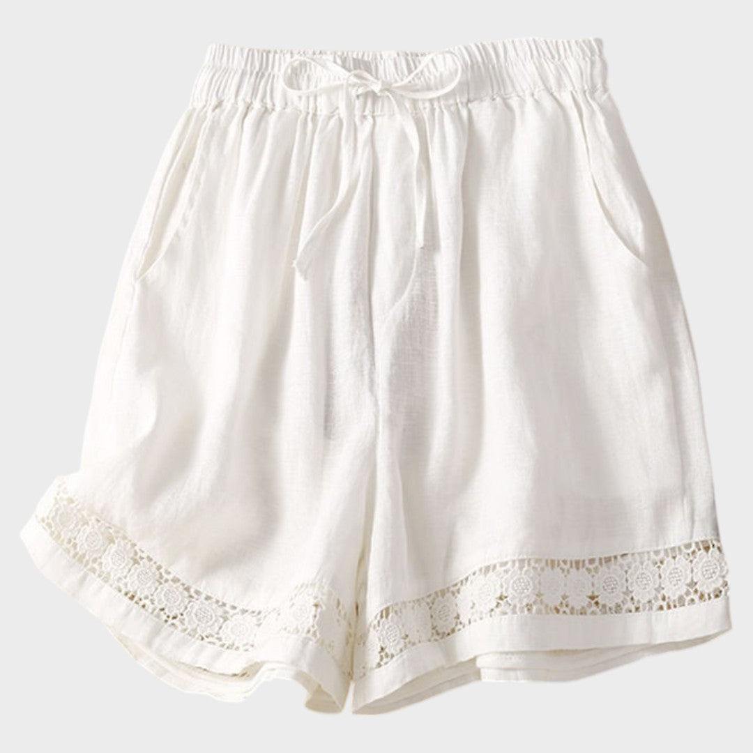 Alina | Pantalones cortos de lino