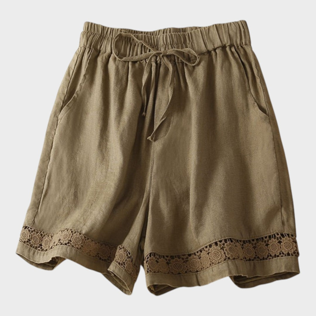 Alina | Pantalones cortos de lino