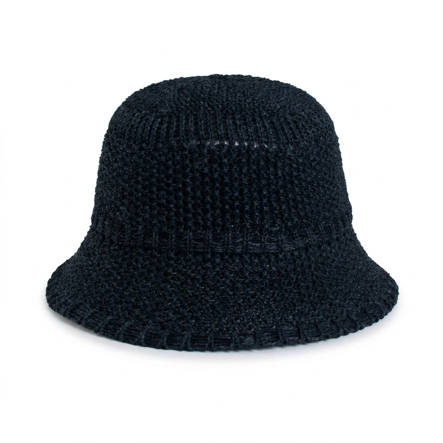 Sombrero de cubo de paja para mujer