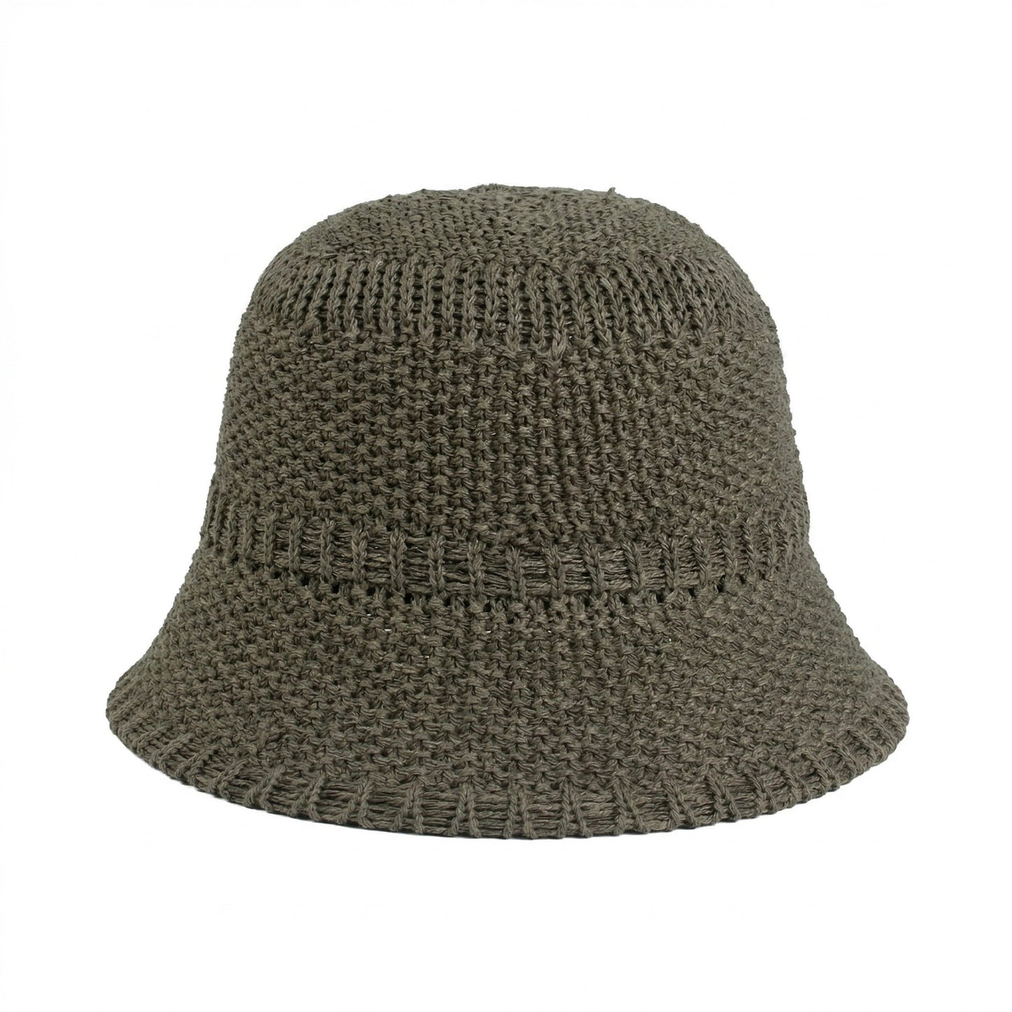 Sombrero de cubo de paja para mujer