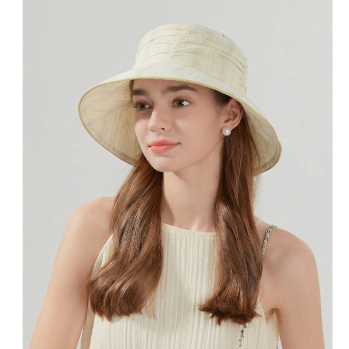 Sombrero de cubo ligero para mujer