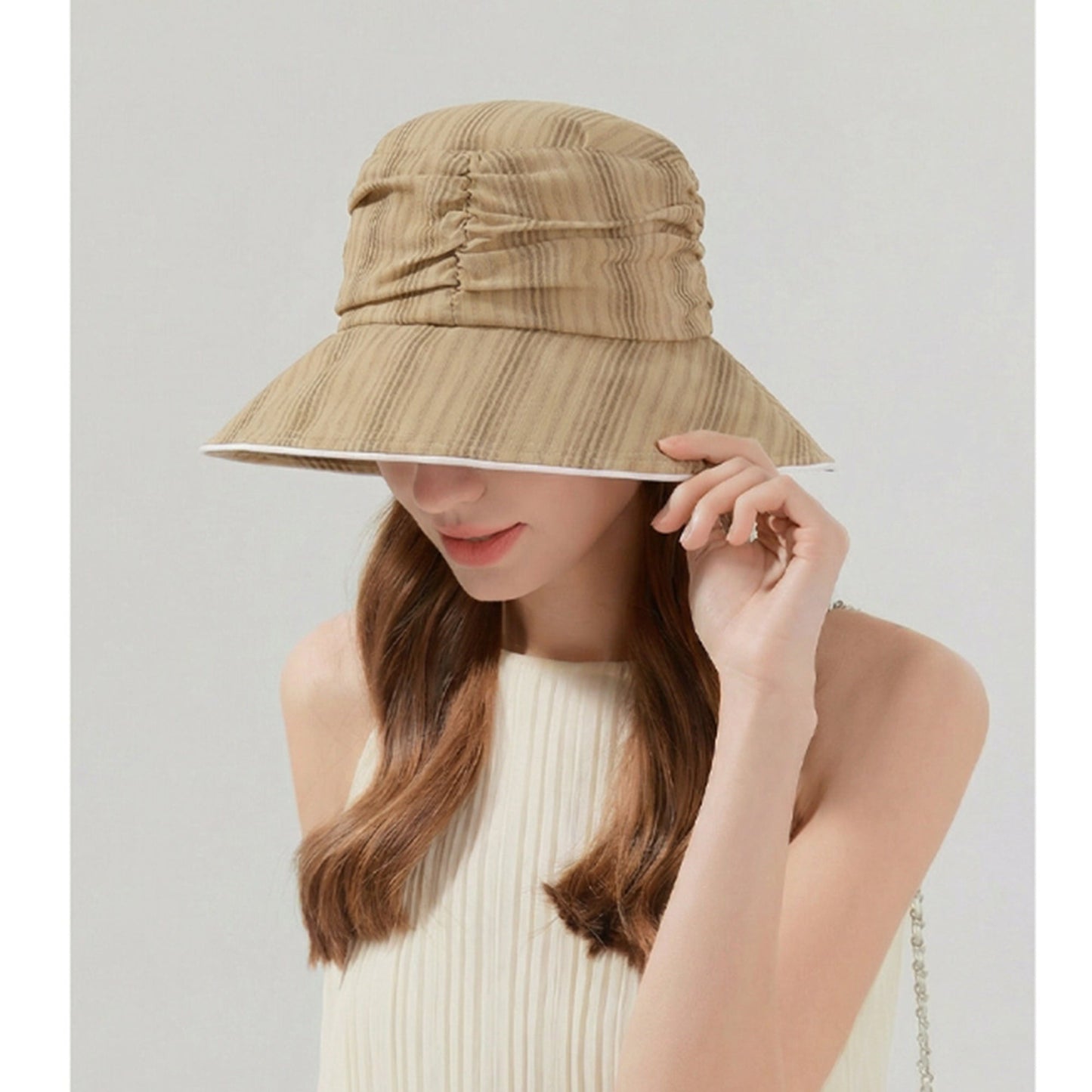 Sombrero de cubo ligero para mujer
