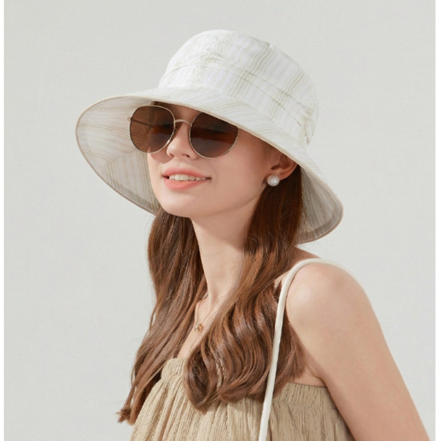 Sombrero de cubo ligero para mujer