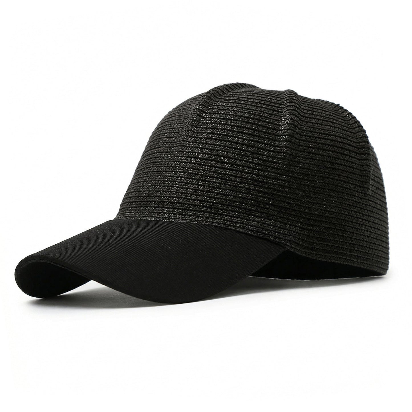 Gorra de béisbol de paja para mujer