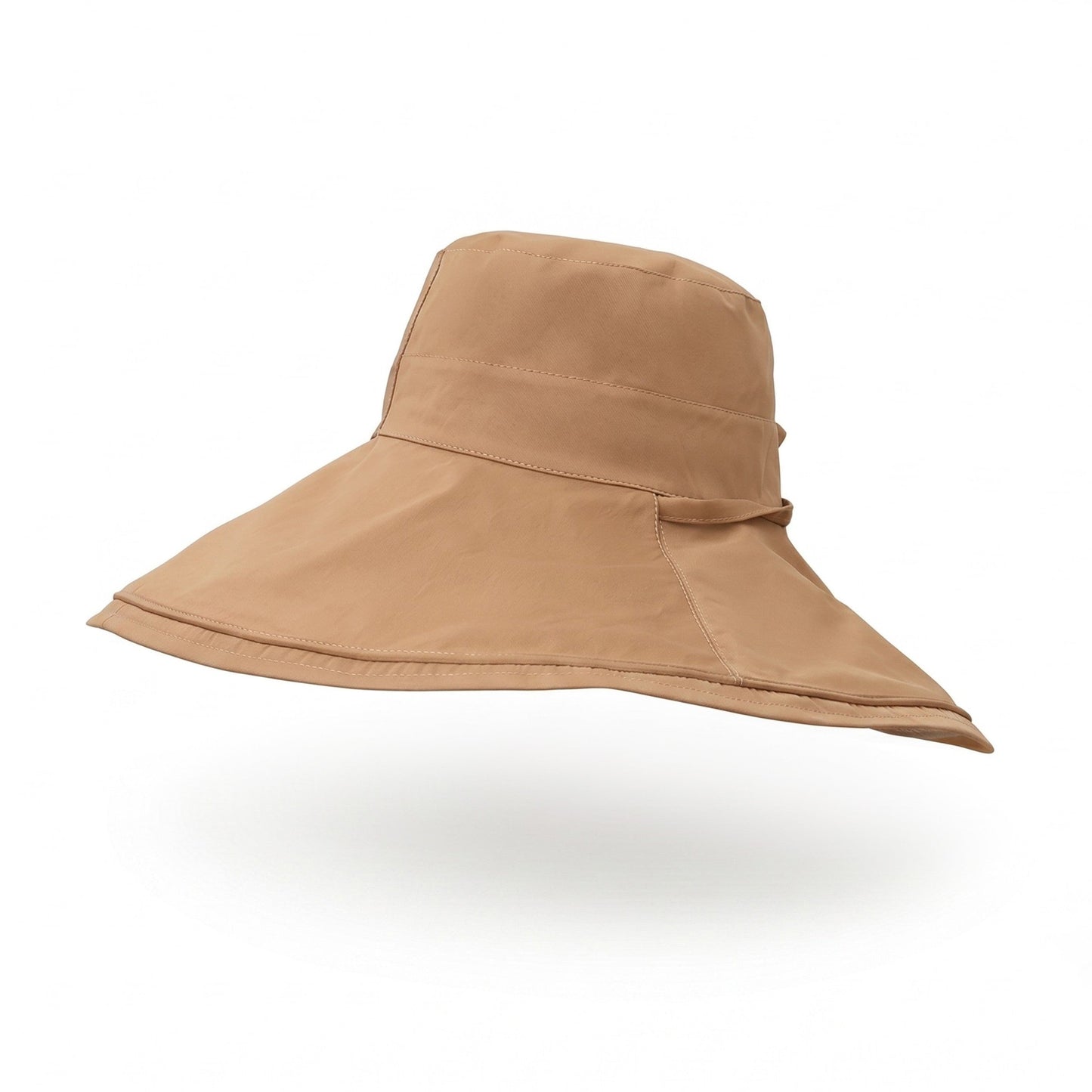 Sombrero de sol reversible de ala ancha para mujer, correa ajustable para la barbilla, protección UV, sombrero de verano