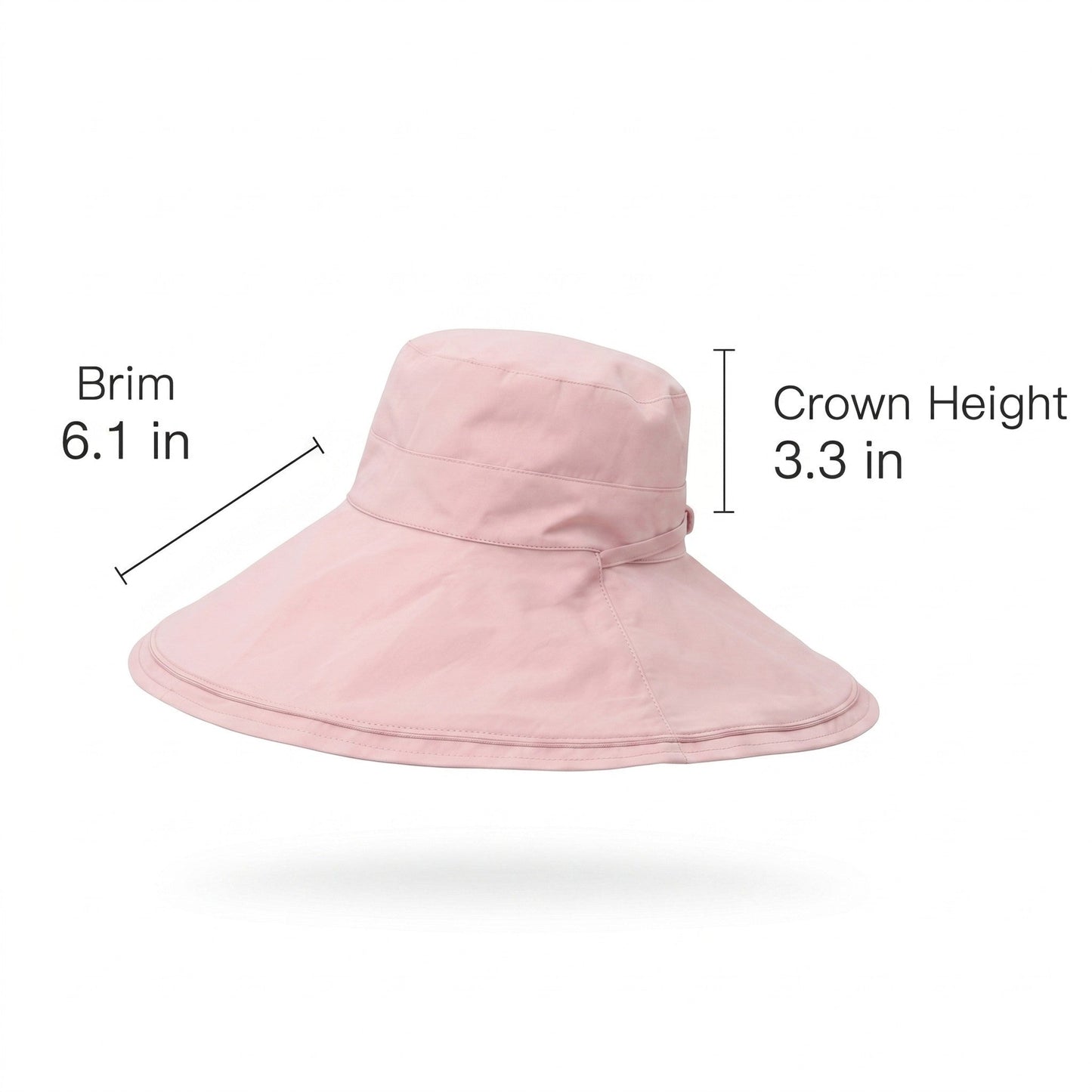 Sombrero de sol reversible de ala ancha para mujer, correa ajustable para la barbilla, protección UV, sombrero de verano