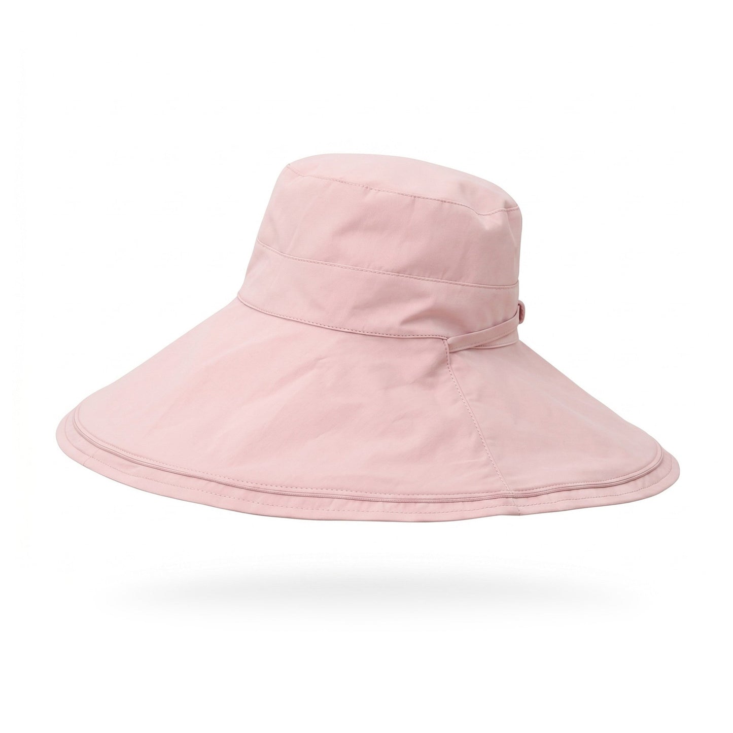 Sombrero de sol reversible de ala ancha para mujer, correa ajustable para la barbilla, protección UV, sombrero de verano