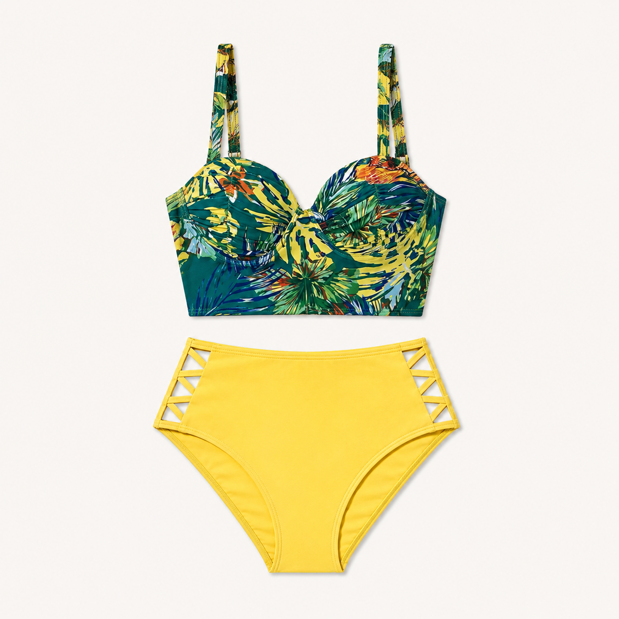 Priscila | Este conjunto ofrece estilo y comodidad, ideal para destacar en la playa o en la piscina