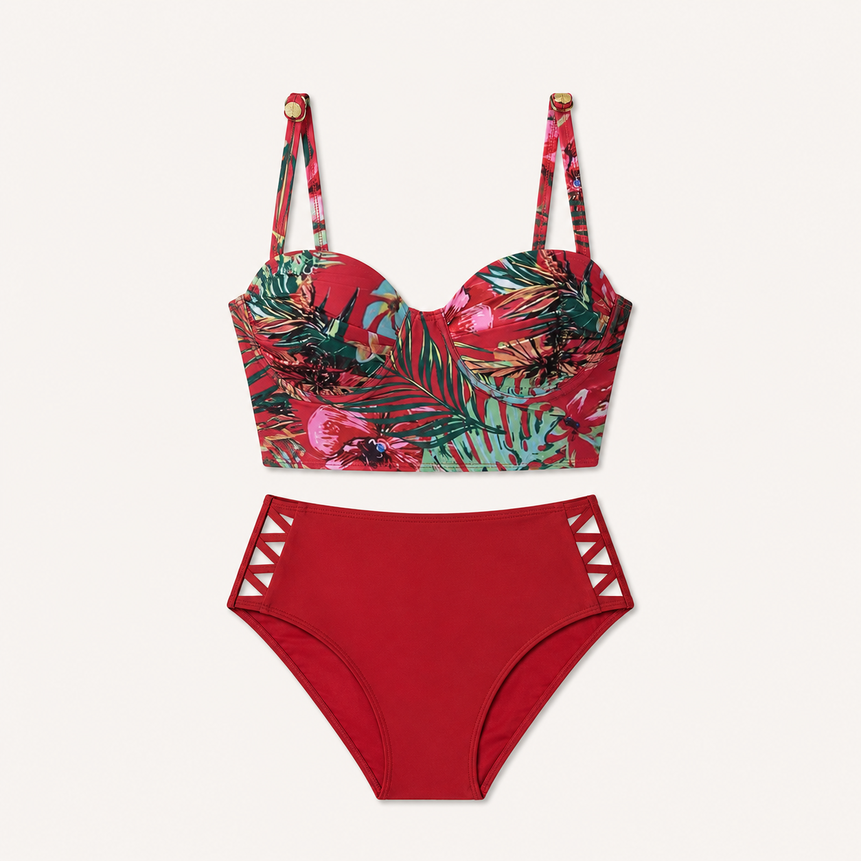 Priscila | Este conjunto ofrece estilo y comodidad, ideal para destacar en la playa o en la piscina