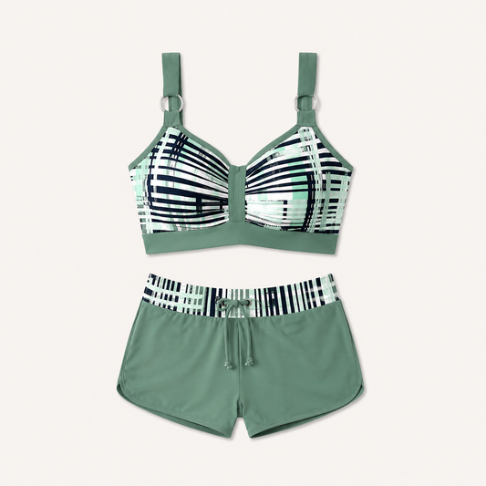 Sol | Bikini De Cintura Alta Con Ribetes