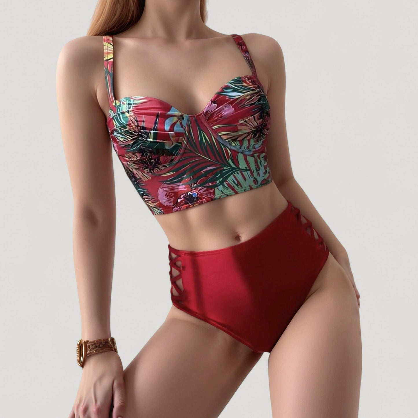 Priscila | Este conjunto ofrece estilo y comodidad, ideal para destacar en la playa o en la piscina