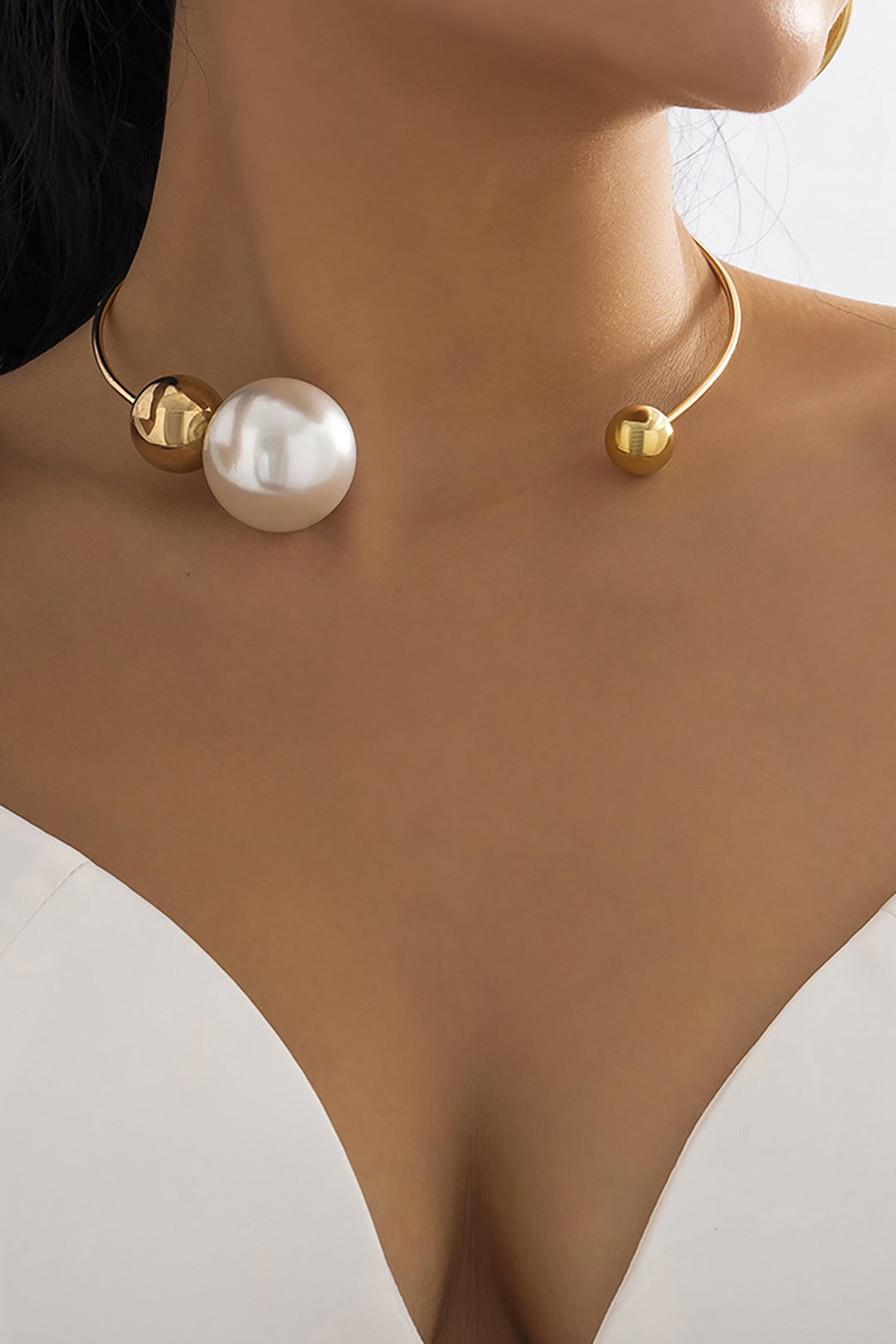 Elegantes Collares de Perlas de Metal para un Estilo Sofisticado