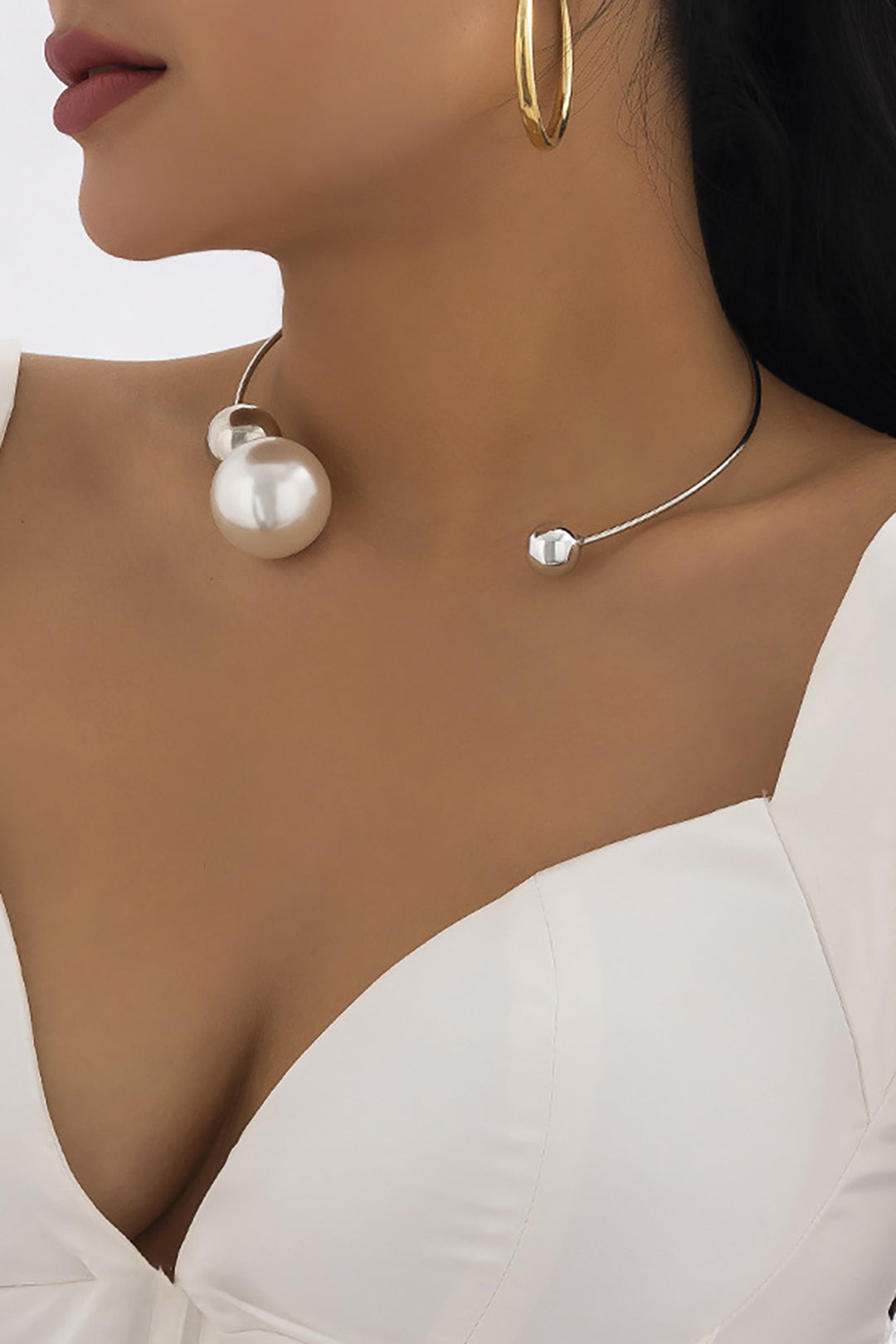 Elegantes Collares de Perlas de Metal para un Estilo Sofisticado