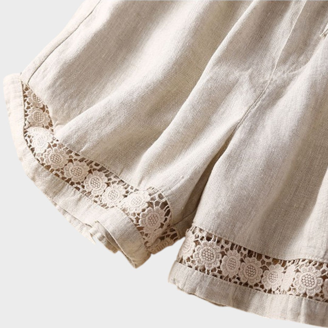 Alina | Pantalones cortos de lino