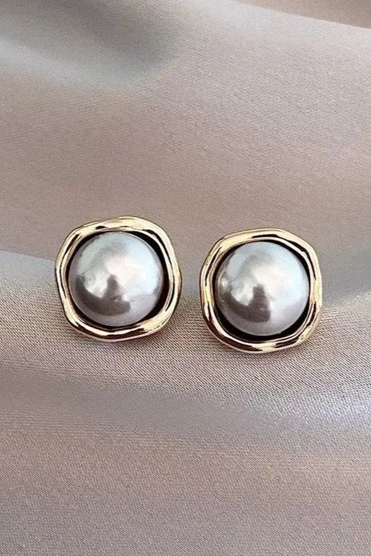 Pendientes de Perlas Negras Elegantes y Atemporales con Encanto Distintivo